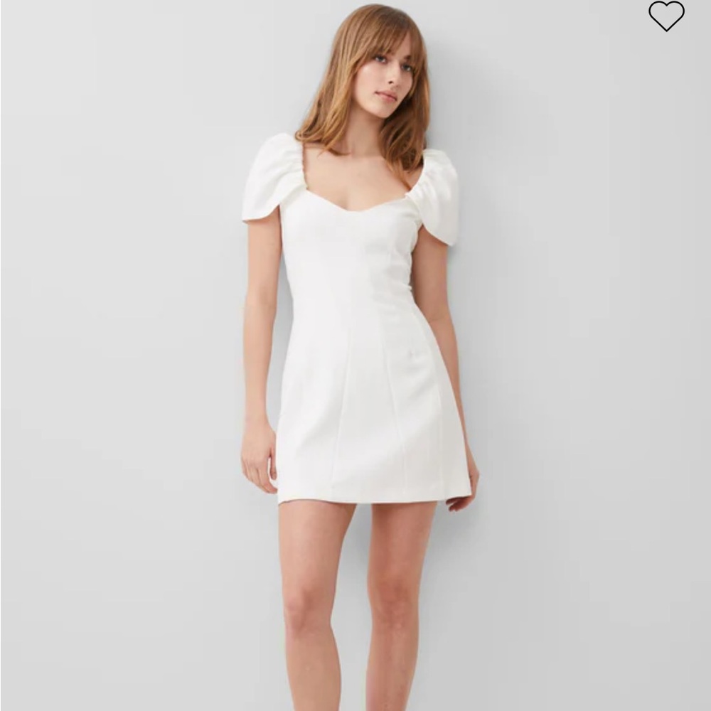 NWT French Connection Whisper Gathered Minidress - perfect for brides!!!
